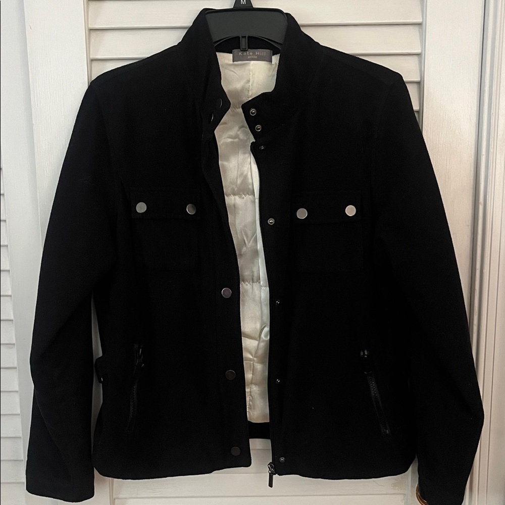 Kate Hill Black Jacket with Cream Lining